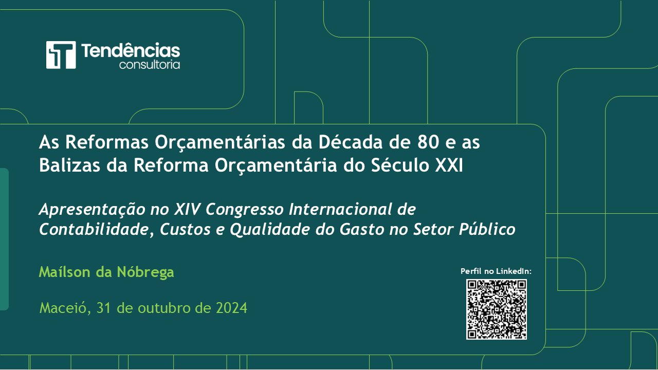 Miniatura As Reformas Orçamentárias da Década de 80 e as Balizas da Reforma Orçamentária do Século XXI