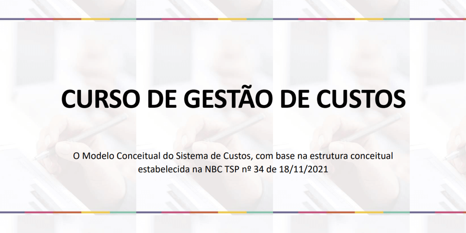 Miniatura Apostila do Curso de Gestão de Custos Aplicado ao Setor Público