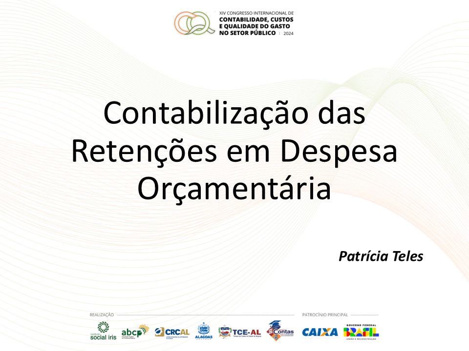 Miniatura Contabilização das Retenções em Despesa Orçamentária