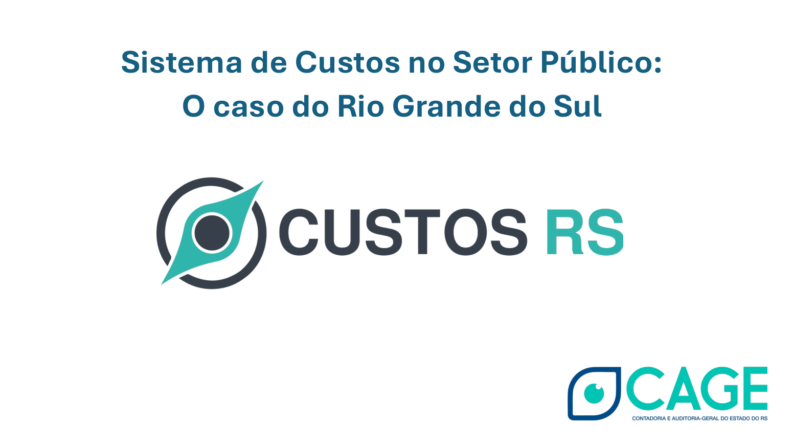 Miniatura Sistema de Custos no Setor Público: O Caso do Rio Grande do Sul