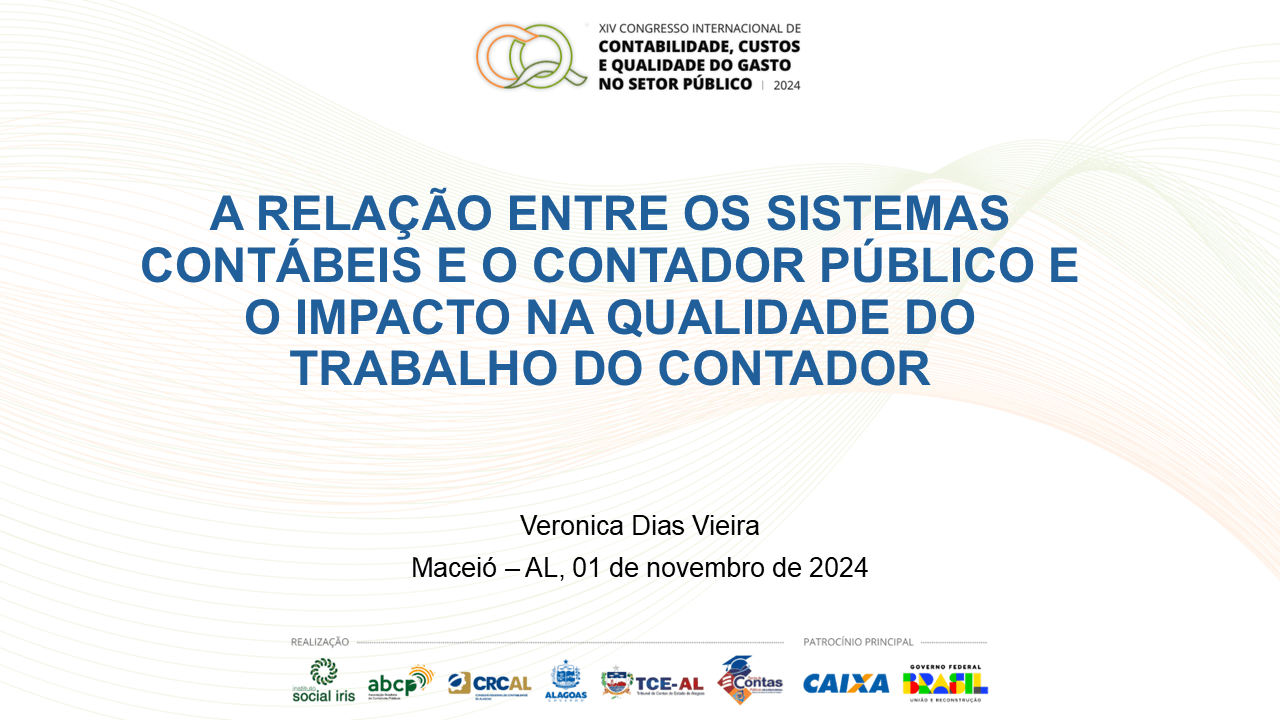 Miniatura A relação entre os sistemas contábeis e o contador público e o impacto na qualidade do trabalho do contador