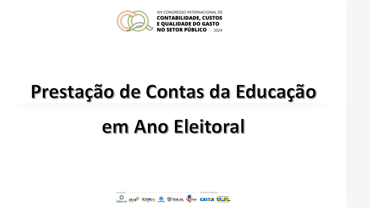 Miniatura Prestação de Contas da Educação em Ano Eleitoral