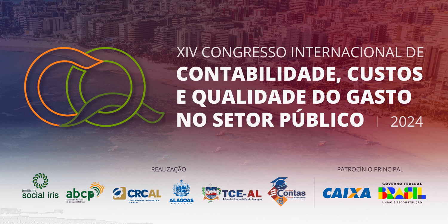 Imagem de cabeçalho 14º Congresso Internacional de Contabilidade, Custos e Qualidade do Gasto no Setor Público