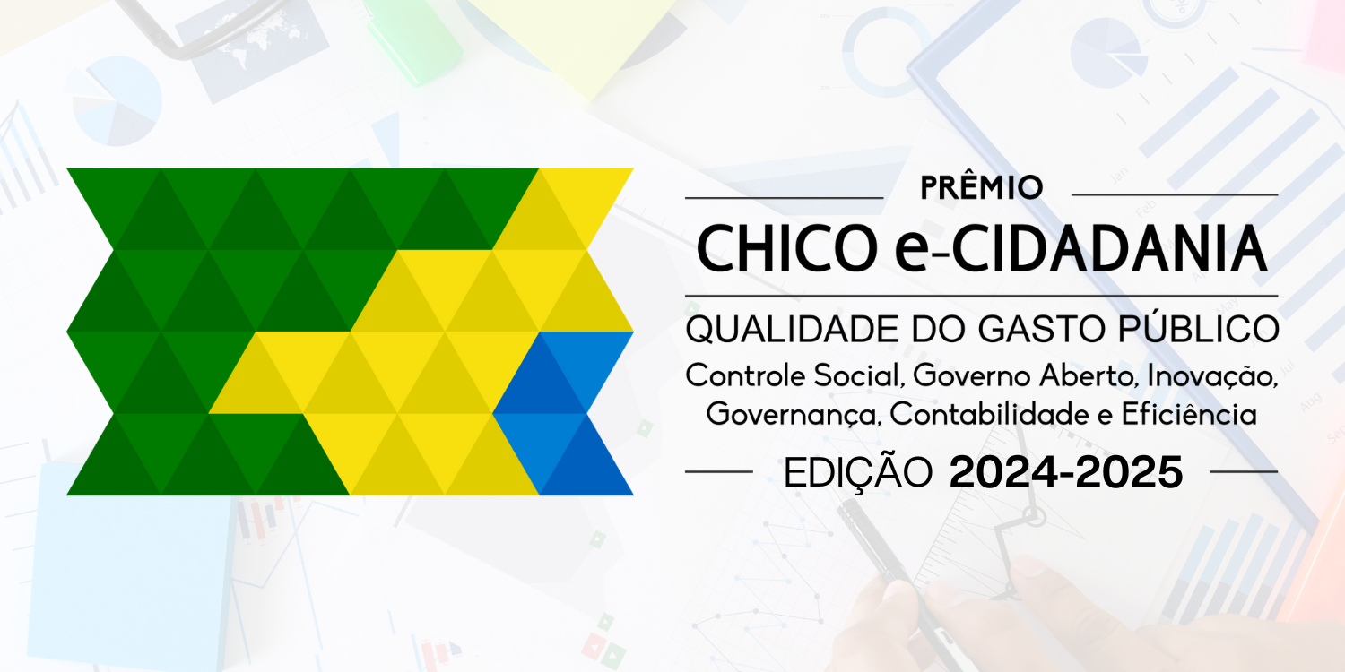 Imagem de cabeçalho Prêmio Chico e-Cidadania 2024-2025