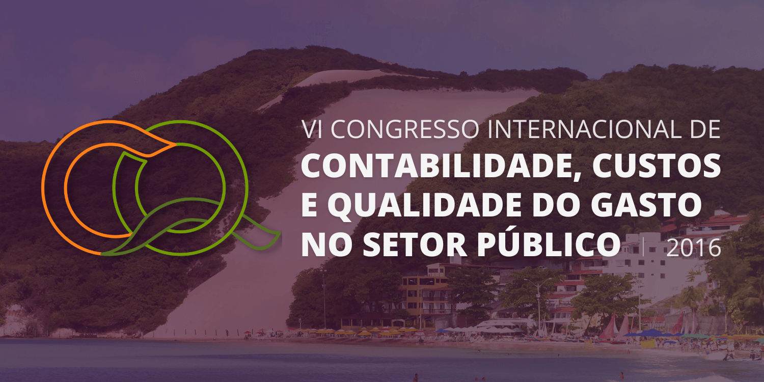 Imagem de cabeçalho 6° Congresso Internacional de Contabilidade, Custos e Qualidade do Gasto no Setor Público