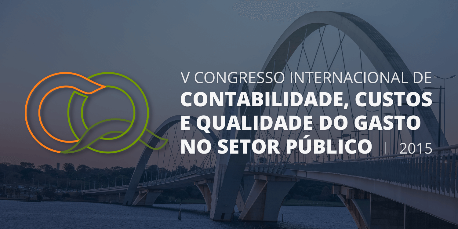 Imagem de cabeçalho 5° Congresso Internacional de Contabilidade, Custos e Qualidade do Gasto no Setor Público